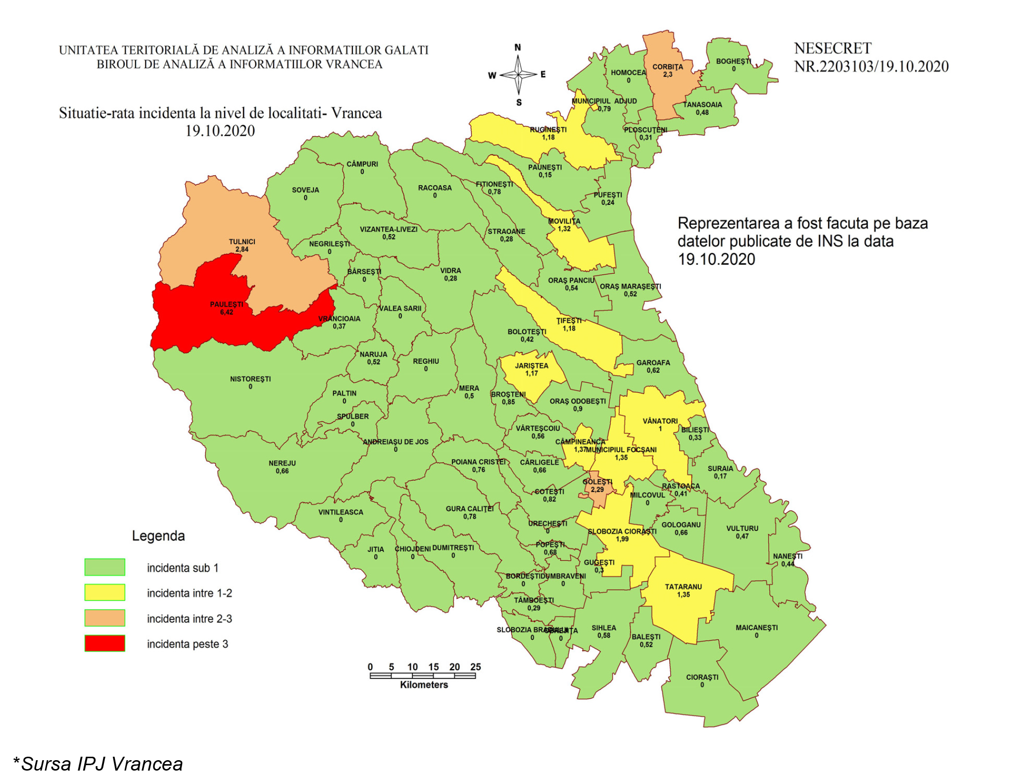 Rata de infectare în Vrancea – ușoară tendință de scădere. Concluzii și recomandări din partea DSP Vrancea post thumbnail