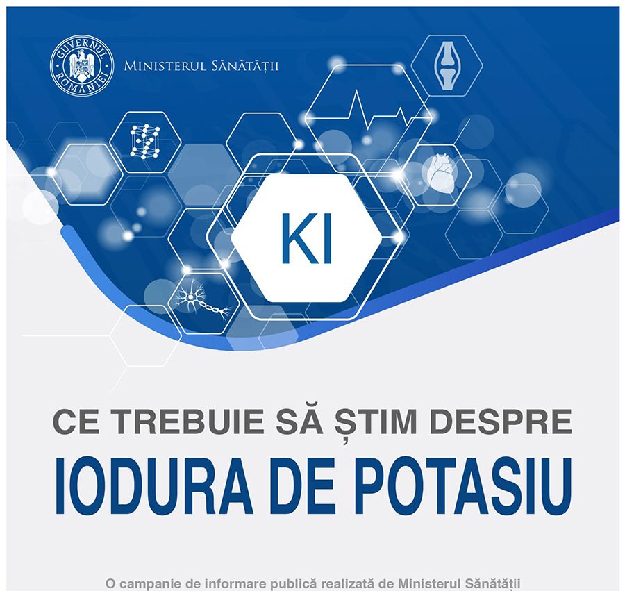 Ministerul Sănătății a demarat campania de informare cu privire la administrarea comprimatelor de iodură de potasiu post thumbnail